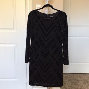 Vince Camuto Burnout Velvet Sheath Dress